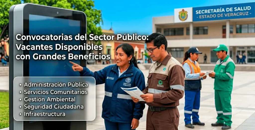🚨 Convocatorias del Sector Público: Vacantes Disponibles en Instituciones Gubernamentales con Grandes Beneficios