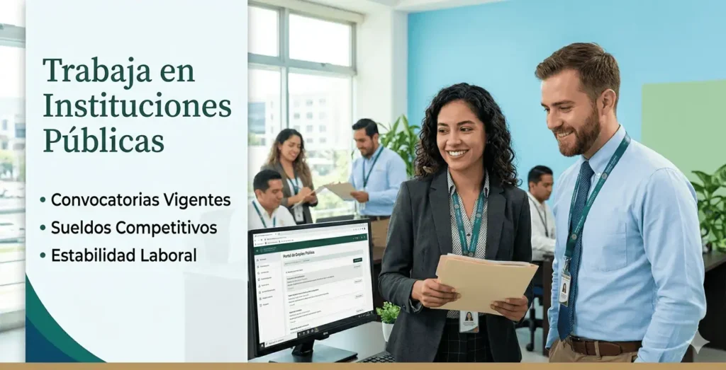 💼 Trabaja en Instituciones Públicas: Convocatorias Vigentes con Sueldos Competitivos y Estabilidad Laboral